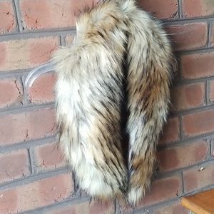 Faux fur scarf